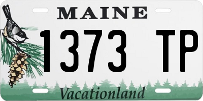 ME license plate 1373TP