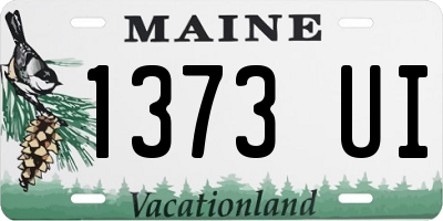 ME license plate 1373UI