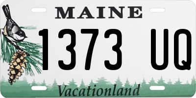 ME license plate 1373UQ