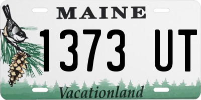 ME license plate 1373UT