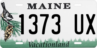 ME license plate 1373UX