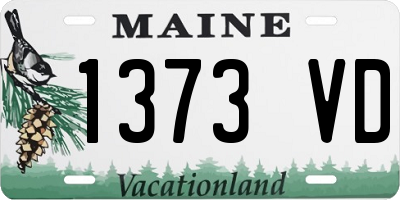 ME license plate 1373VD