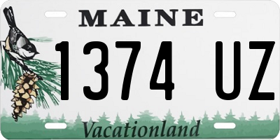 ME license plate 1374UZ