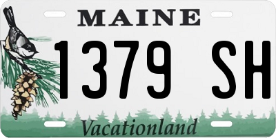 ME license plate 1379SH