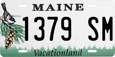ME license plate 1379SM