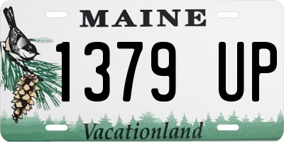ME license plate 1379UP