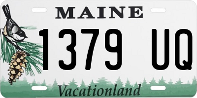 ME license plate 1379UQ