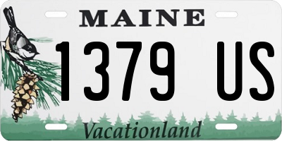 ME license plate 1379US