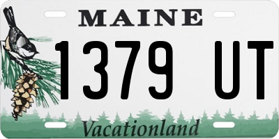 ME license plate 1379UT