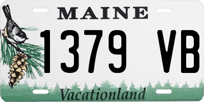 ME license plate 1379VB