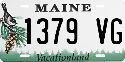 ME license plate 1379VG