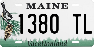 ME license plate 1380TL