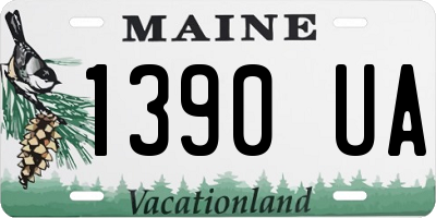 ME license plate 1390UA