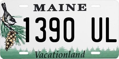 ME license plate 1390UL