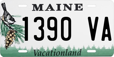 ME license plate 1390VA