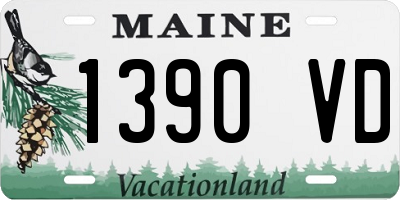 ME license plate 1390VD