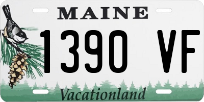 ME license plate 1390VF