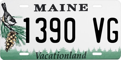 ME license plate 1390VG