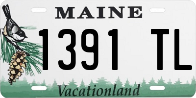 ME license plate 1391TL