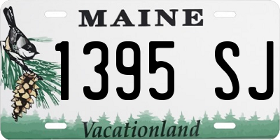 ME license plate 1395SJ