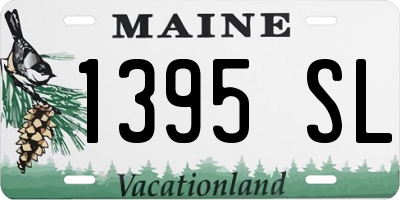 ME license plate 1395SL