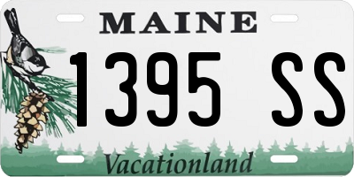 ME license plate 1395SS