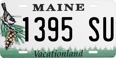ME license plate 1395SU