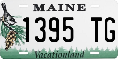 ME license plate 1395TG