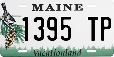 ME license plate 1395TP