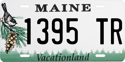 ME license plate 1395TR