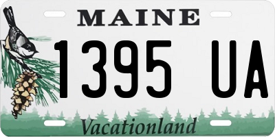 ME license plate 1395UA