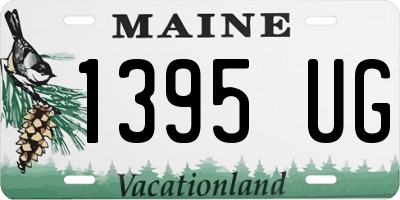 ME license plate 1395UG