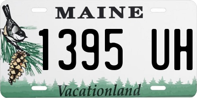 ME license plate 1395UH