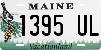 ME license plate 1395UL