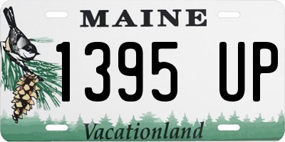 ME license plate 1395UP