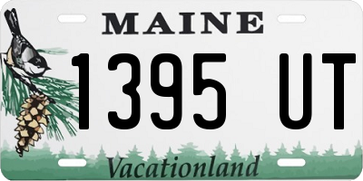 ME license plate 1395UT