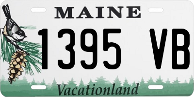 ME license plate 1395VB