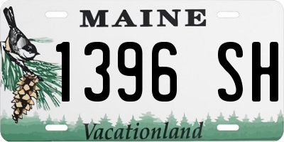 ME license plate 1396SH
