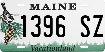 ME license plate 1396SZ