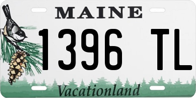 ME license plate 1396TL