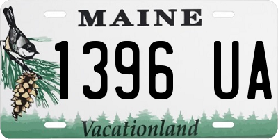 ME license plate 1396UA