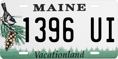 ME license plate 1396UI