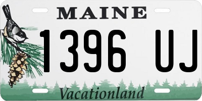 ME license plate 1396UJ
