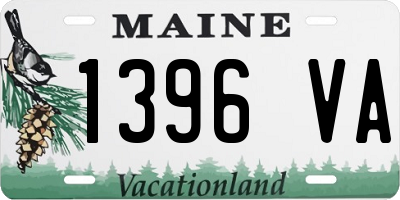 ME license plate 1396VA