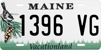 ME license plate 1396VG