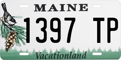 ME license plate 1397TP
