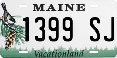 ME license plate 1399SJ