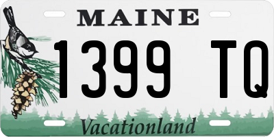 ME license plate 1399TQ