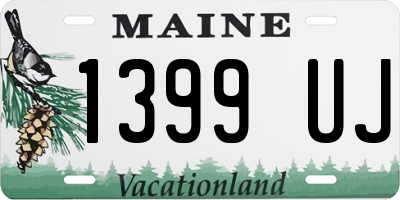 ME license plate 1399UJ