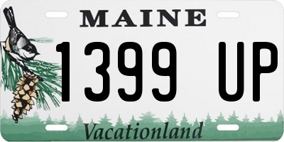 ME license plate 1399UP
